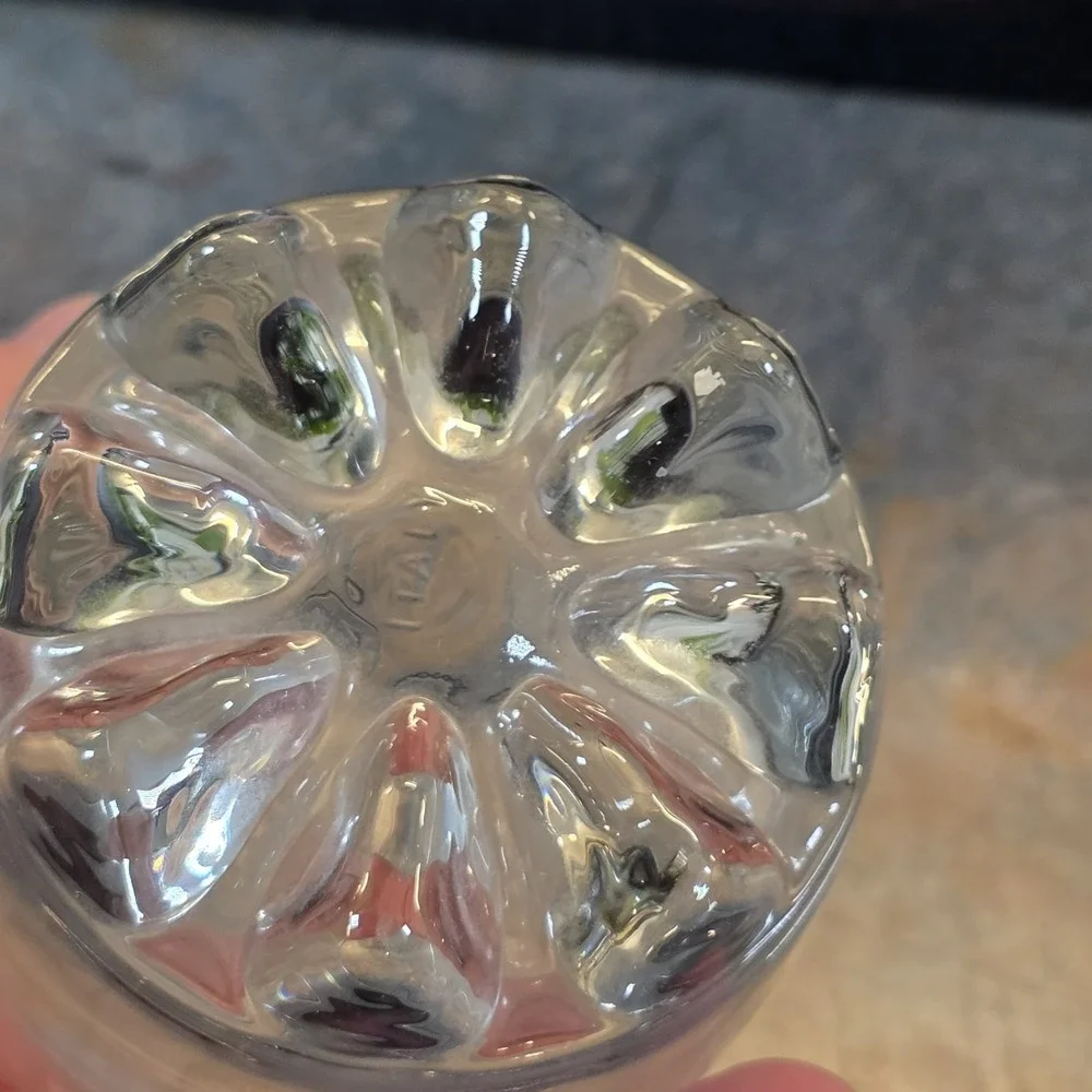 Crown ROYAL Whiskey Embossed Rocks Glass - Round Bottom Made in Italy